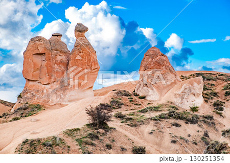 Dream Valley, Devrent, Cappadocia, rocks bizarre shape, camel Dream Valley, Devrent, Cappadocia, rocks bizarre shape, camel 130251354