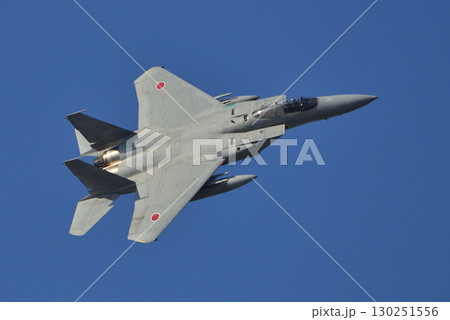 主翼を魅せるF-15 機動飛行③ 130251556
