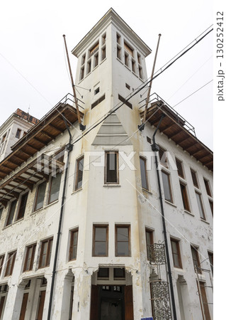 Jakarta, Indonesia - Mar 29,2024 : Vintage and old building in Jakarta Old Town area, Indonesia on Mar 29,2024. 130252412