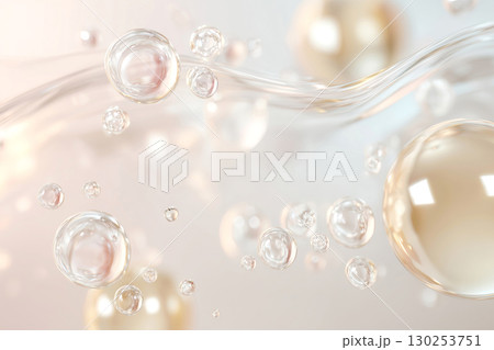 ラグジュアリースキンケアエッセンスの泡 130253751