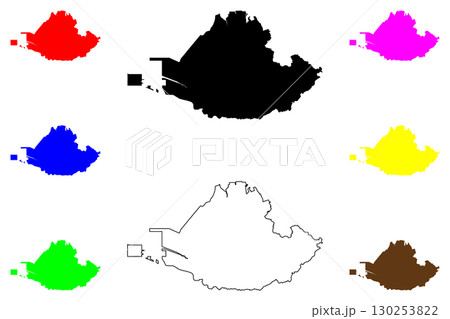 Urasoe city (Japan, Nihon-koku or Nippon-koku, Kyushu region) map vector illustration, scribble sketch Urasoe-shi map Urasoe city (Japan, Nihon-koku or Nippon-koku, Kyushu region) map vector illustration, scribble sketch Urasoe-shi map 130253822
