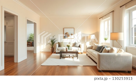 modern living room in classic style 130253913