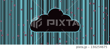 Cloud storage concept technology background and network security 130254675