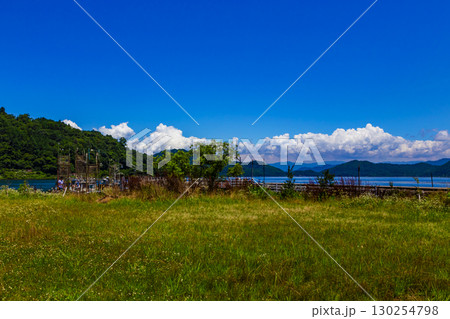 沖島の湖畔風景 沖島の湖畔風景 130254798