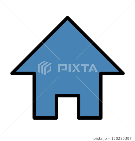 シンプルな家のイラスト 130255397