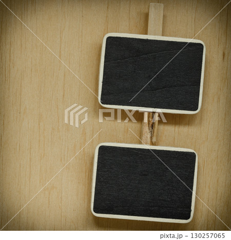 small blackboards boards with space for text 130257065