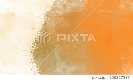 Orange watercolor background with copy space. vector Orange watercolor background with copy space. vector 130257587