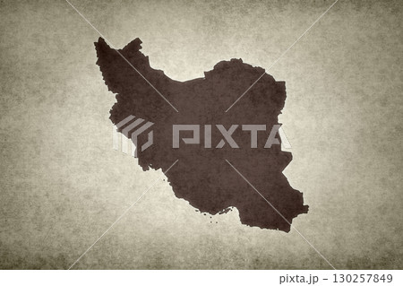 Map of Iran on an paper Map of Iran on an paper 130257849