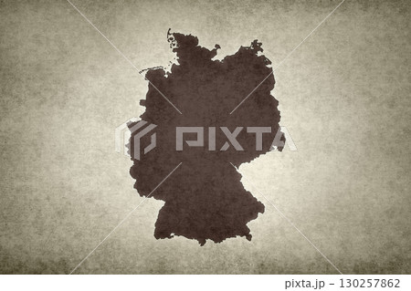 Map of Germany on an paper Map of Germany on an paper 130257862