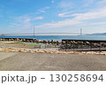 大蔵海岸公園と明石海峡大橋 130258694