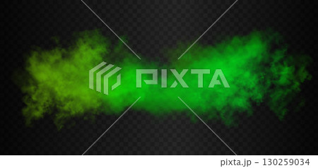 Greed vibrant gradient futuristic colorful smoke cloud. Vector realistic magic color haze isolated 130259034