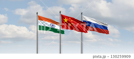 China Russia India Partnership 130259909
