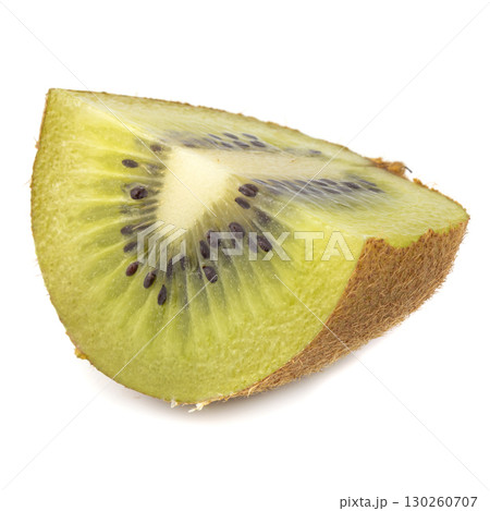 Kiwi fruit cut isolated on a white background Kiwi fruit cut isolated on a white background 130260707