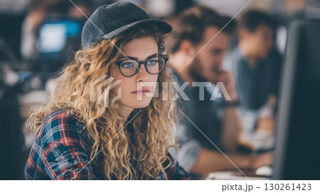 startup founders reviewing global tax compliance requirements 130261423