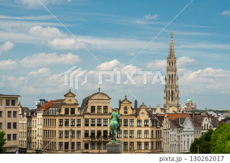 Mont des Arts on Sunny Day. Brussels, Belgium 130262017