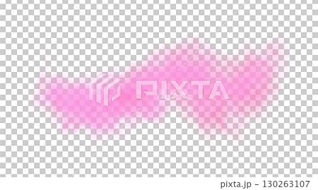 Pink smoke cloud with soft texture and transparency effect isolated on alpha background for creative design use 130263107