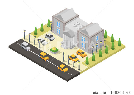 Isometric University 130263168