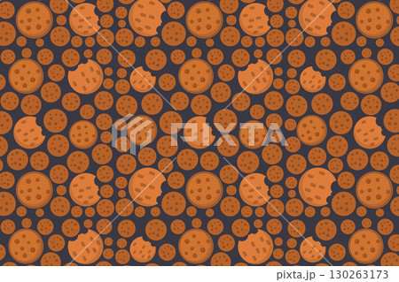 Orange Pattern 130263173
