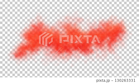 Red smoke cloud with soft texture and transparency effect isolated on alpha background for creative design use Red smoke cloud with soft texture and transparency effect isolated on alpha background for creative design use 130263331