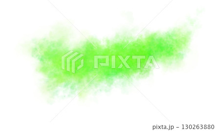 Green smoke cloud with soft texture and transparency effect isolated on alpha background for design use Green smoke cloud with soft texture and transparency effect isolated on alpha background for design use 130263880
