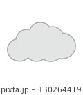 雲（くもりマーク） 130264419