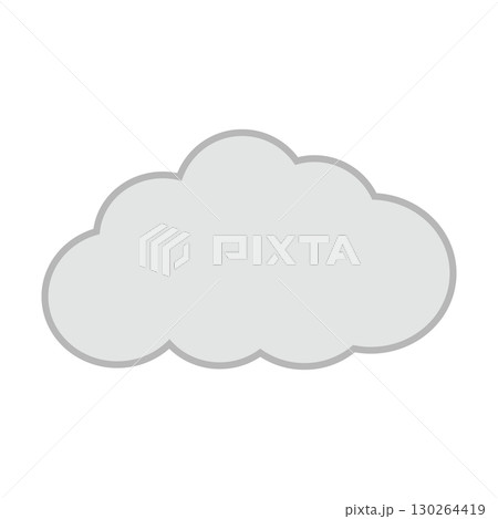 雲（くもりマーク） 130264419