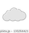 雲（くもりマーク）版ずれ風 130264421