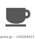 コーヒーカップシルエット 130264423