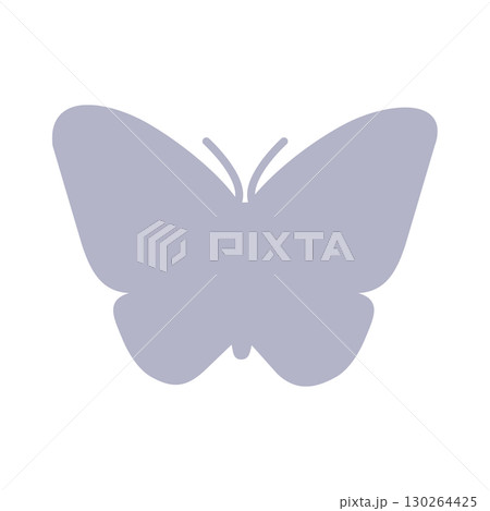 ちょうちょシルエット 130264425
