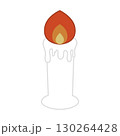 溶けたろうそく 130264428