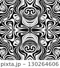 simple seamless abstract black and white pattern, texture 130264606