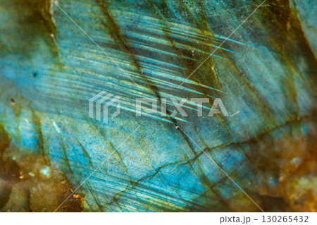 Macro mineral stone Labradorite on white background Macro mineral stone Labradorite on white background 130265432