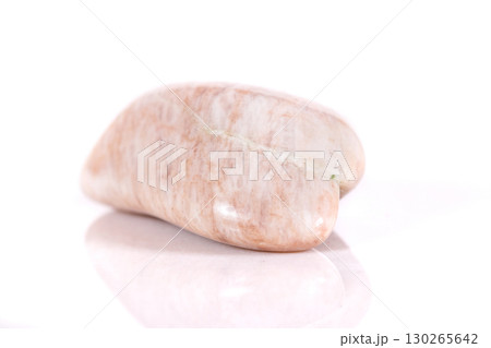 Macro mineral stone jasper on a white background Macro mineral stone jasper on a white background 130265642