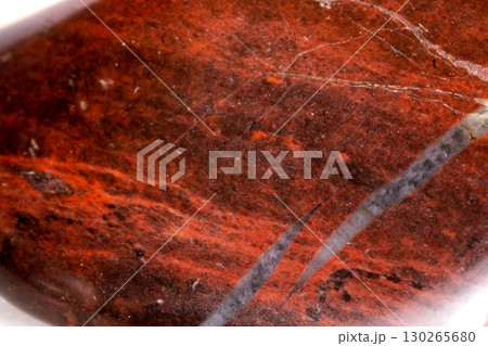 Macro mineral stone jasper on a white background Macro mineral stone jasper on a white background 130265680