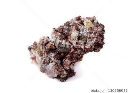 Macro mineral stoneGolden Apatite on a white background Macro mineral stoneGolden Apatite on a white background 130266052