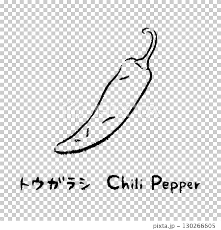 手繪辣椒2_含名字_黑白 130266605