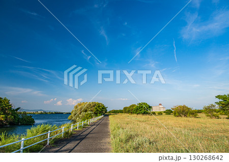 淀川河川公園風景　大阪府守口市 130268642