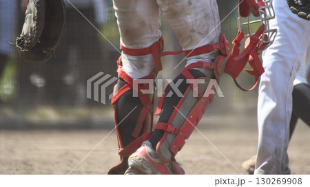 守備につくキャッチャー 130269908