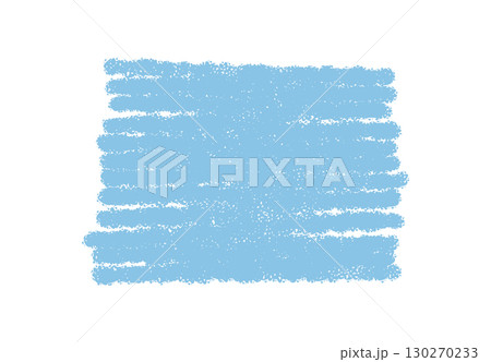 Blue chalk sketch rectangle frame serves as a striking banner card. Highlight for text with a template background, this graphic offers unique design for creative presentations and posts. 130270233