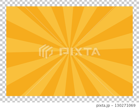 Simple orange concentrated line background material 130271069