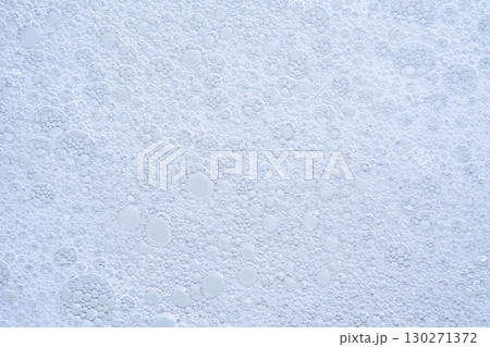 Soap foam with bubbles. The texture of the cleansing product. Soap foam with bubbles. The texture of the cleansing product. 130271372