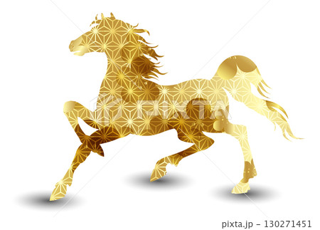 午　年賀状　干支　アイコン 130271451