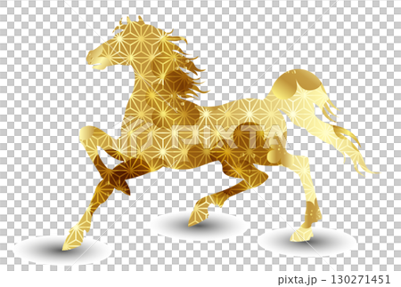 午　年賀状　干支　アイコン 130271451