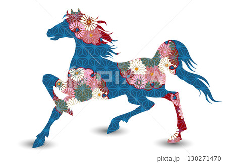 午　年賀状　干支　アイコン 130271470