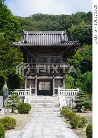 岡山県美咲町にある曹洞宗の寺院「幻住寺」：山門 130271929