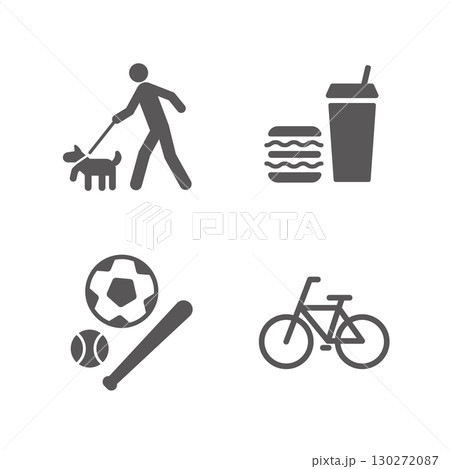 公園アイコンセット 130272087