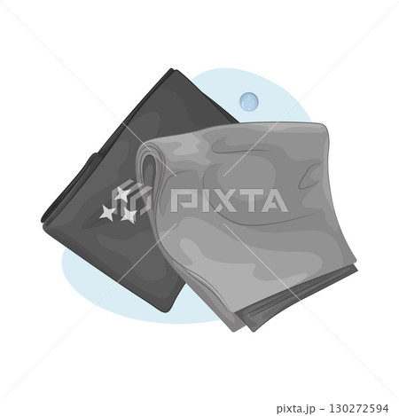 Illustration of Wipe Cloth Illustration of Wipe Cloth 130272594
