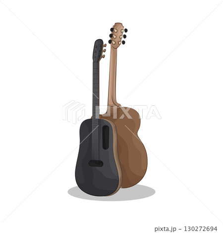 Illustration of Two Guitars Illustration of Two Guitars 130272694