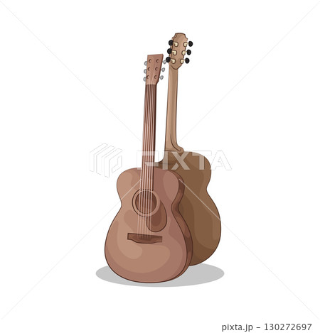 Illustration of Two Guitars 130272697