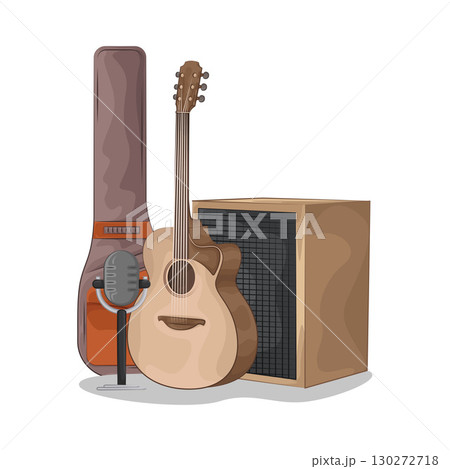 Illustration of Guitar Illustration of Guitar 130272718